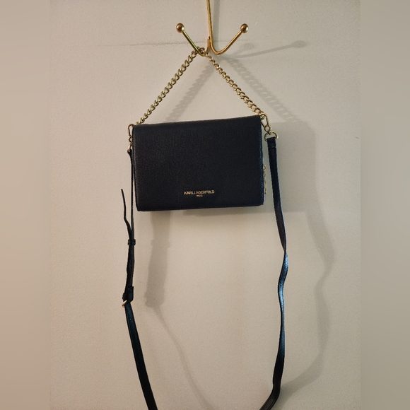 Karl Lagerfeld Paris Lourdes Mini Crossbody Wallet - Picture 13 of 13